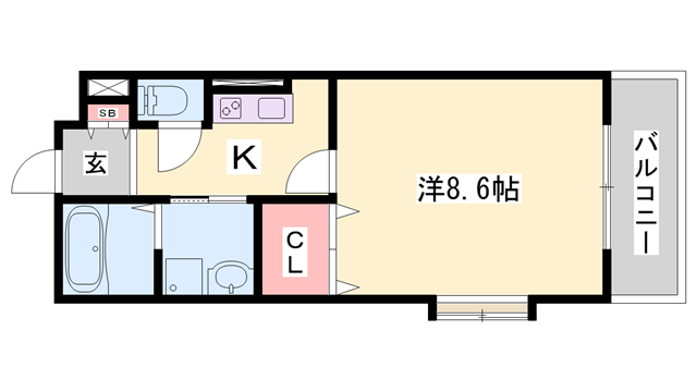 物件間取画像