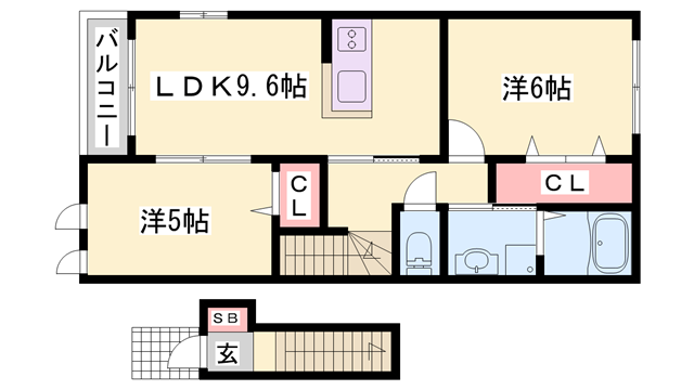 シンビジュウムAの物件間取画像