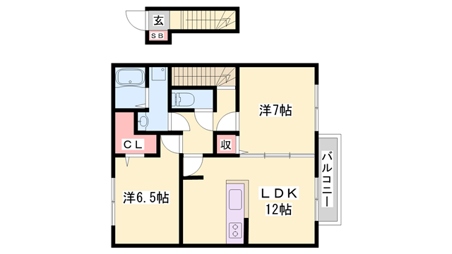 物件間取画像
