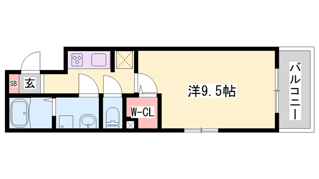 ビレッヂ飯田Ⅰの物件間取画像