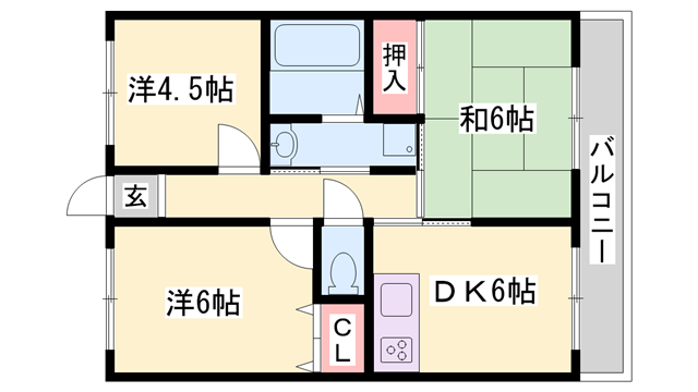 物件間取画像