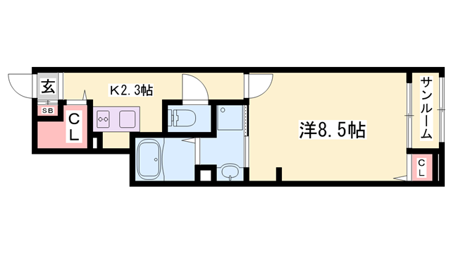 ラ グラン ヴィーダ小野Ⅰの物件間取画像