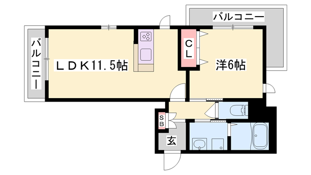 物件間取画像