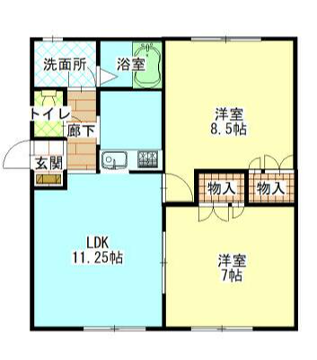 物件間取画像