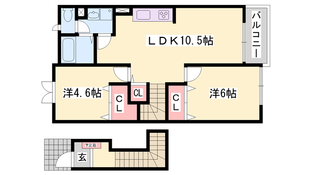 物件間取画像