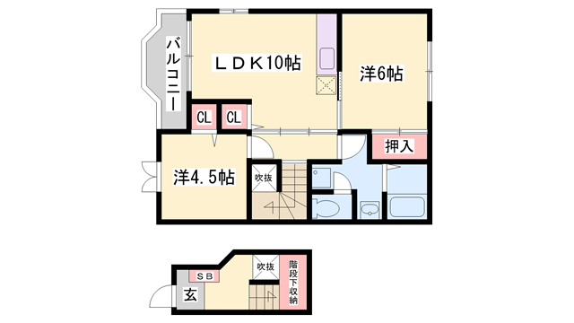 物件間取画像