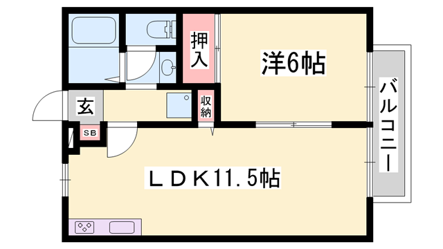 物件間取画像