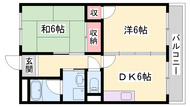 物件間取画像