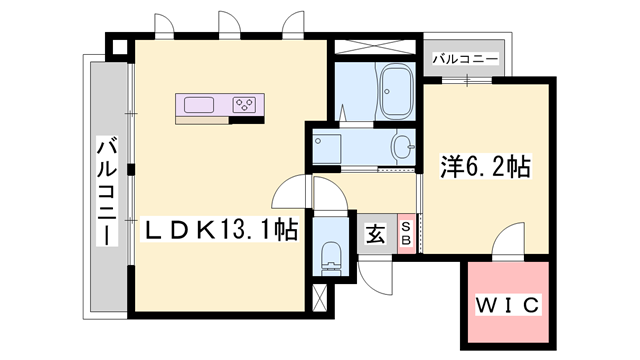物件間取画像