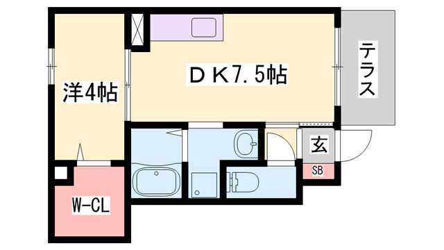 クレセントの物件間取画像