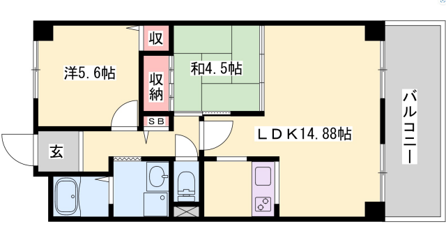 クリーンピア姫路白浜の物件間取画像