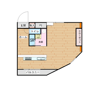 物件間取画像