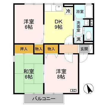 物件間取画像