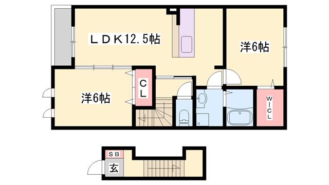 物件間取画像