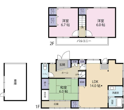 物件間取画像