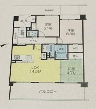 物件間取画像