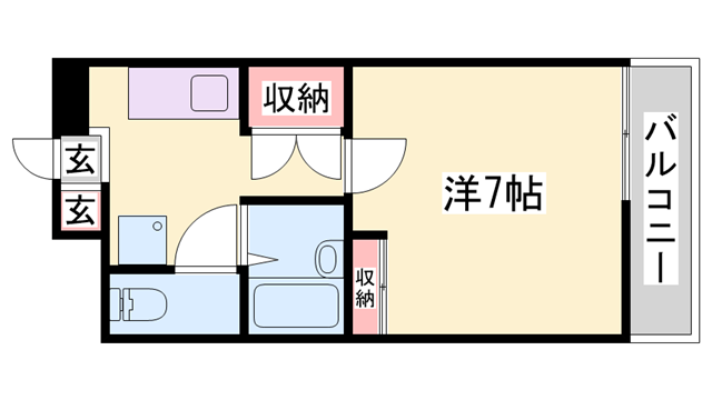 カルム北条の物件間取画像