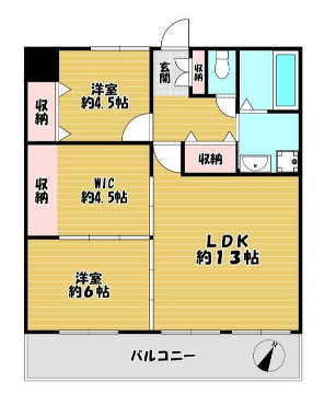 クリーンピアみこおかまえの物件間取画像