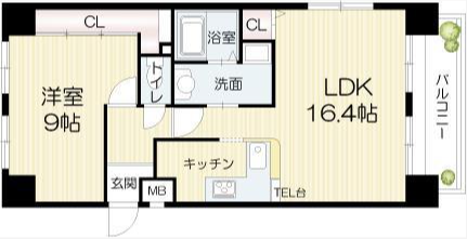 物件間取画像