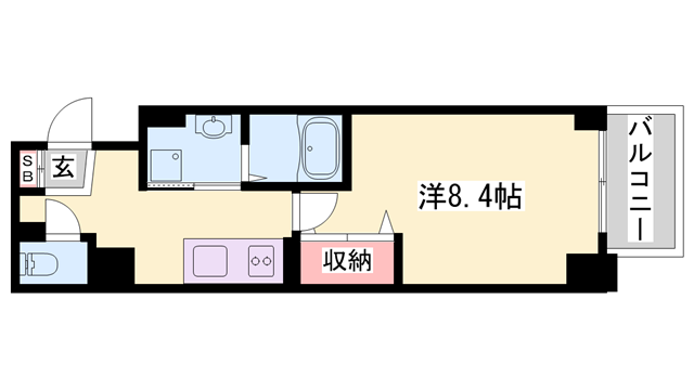 MISTRAL姫路駅前VII 高尾町の物件間取画像