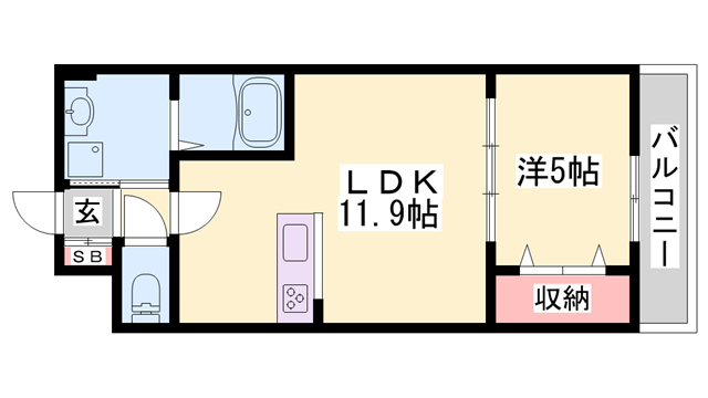 グレイスリンデンバンVの物件間取画像