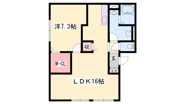 ロイヤルハイツⅡの物件間取画像