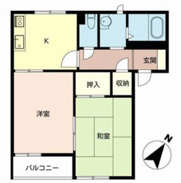 グリーンルミナスの物件間取画像
