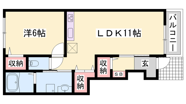 物件間取画像