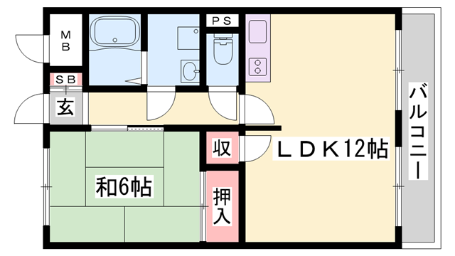 アイビーコートの物件間取画像