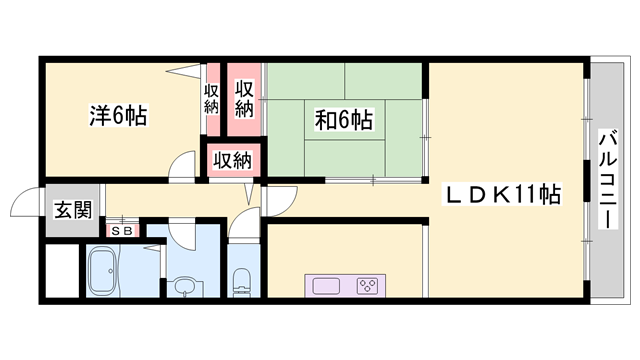 物件間取画像