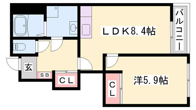物件間取画像
