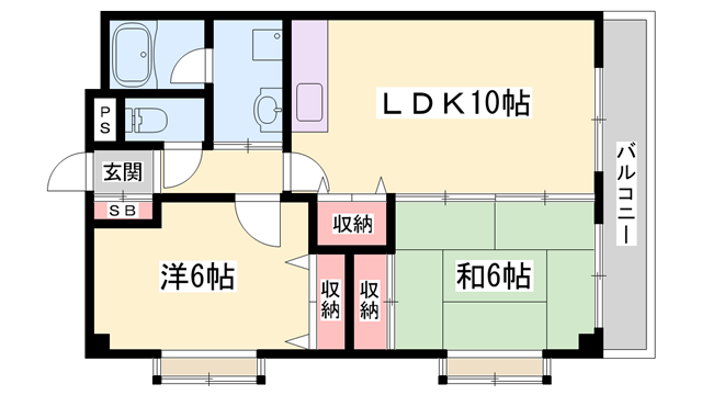 物件間取画像