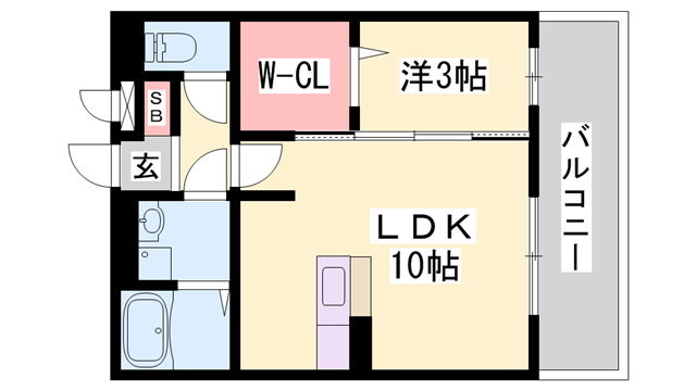 物件間取画像