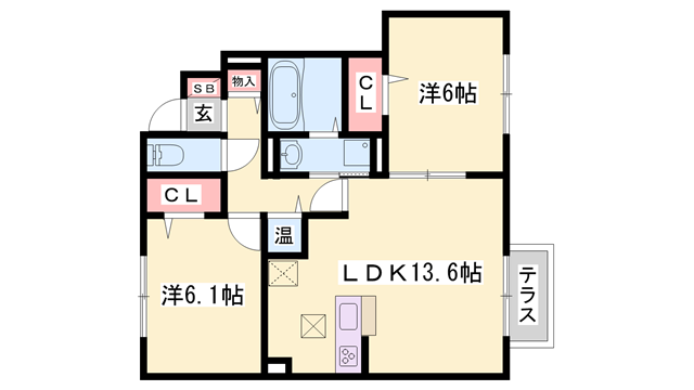 物件間取画像