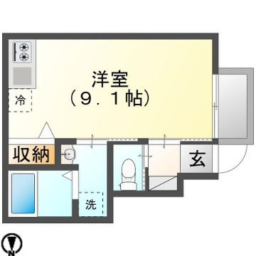 カプラン芝町の物件間取画像