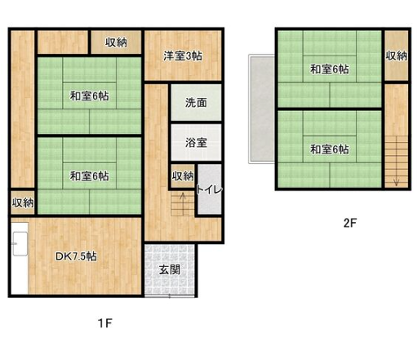 兵庫県姫路市緑台戸建の物件間取画像