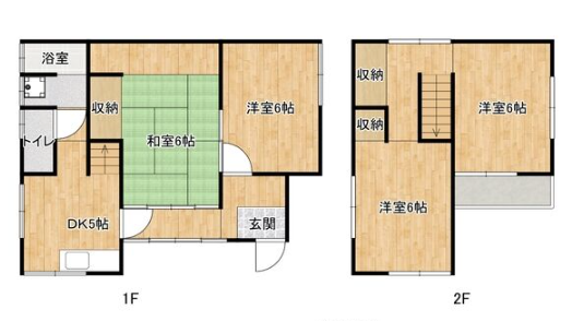 姫路市仁豊野戸建②の物件間取画像