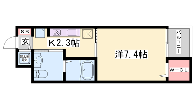 ワイズオブリガードの物件間取画像