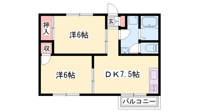 物件間取画像