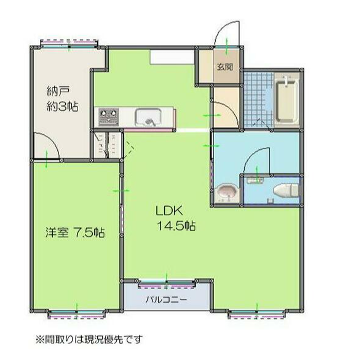 物件間取画像