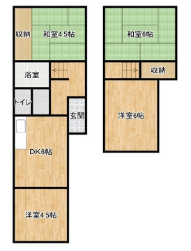 姫路市夢前町前之庄戸建の物件間取画像