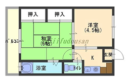 堂の前マンションの物件間取画像