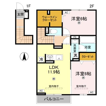 物件間取画像