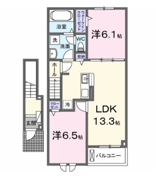物件間取画像