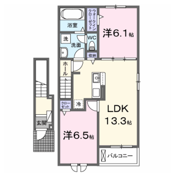物件間取画像