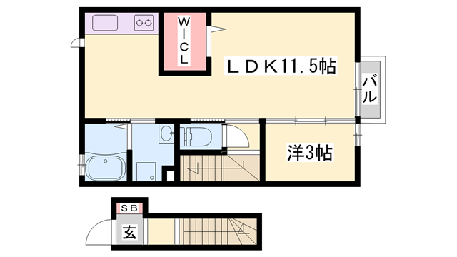 物件間取画像