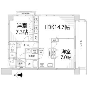 キャッスルコート安室の物件間取画像