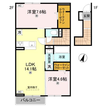 物件間取画像