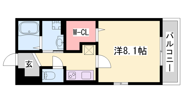 ロータス長町 A棟の物件間取画像