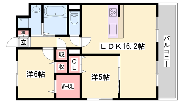 グランシャトー新在家の物件間取画像